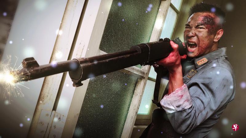 郑斌辉在抗日剧《勇敢的心2》演出国民党特工训练官,角色不轻。(郑斌辉提供) 郑斌辉在抗日剧《勇敢的心2》演出国民党特工训练官,角色不轻。(郑斌辉提供)