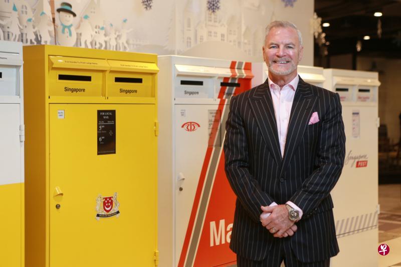 新加坡邮政总裁保罗·库茨相信自己的经历和背景有助于推动新邮政的转型，建立具全球竞争力的业务。（唐家鸿摄）