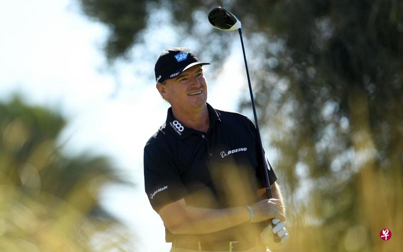 埃尔斯上星期日在推特确认受邀参加明年的美国大师赛。(法新社) 埃尔斯上星期日在推特确认受邀参加明年的美国大师赛。(法新社)