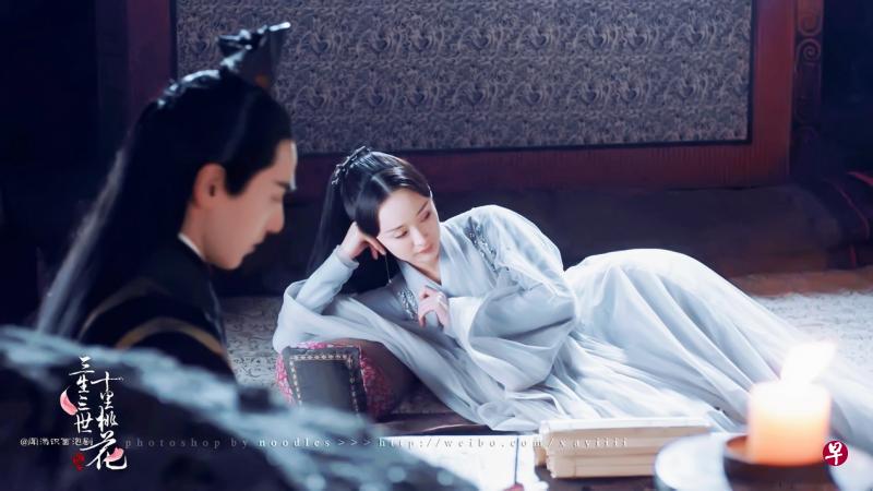 杨幂(右)与赵又廷主演的《三生三世十里桃花》是中国最高播放量网络剧。(互联网) 杨幂(右)与赵又廷主演的《三生三世十里桃花》是中国最高播放量网络剧。(互联网)