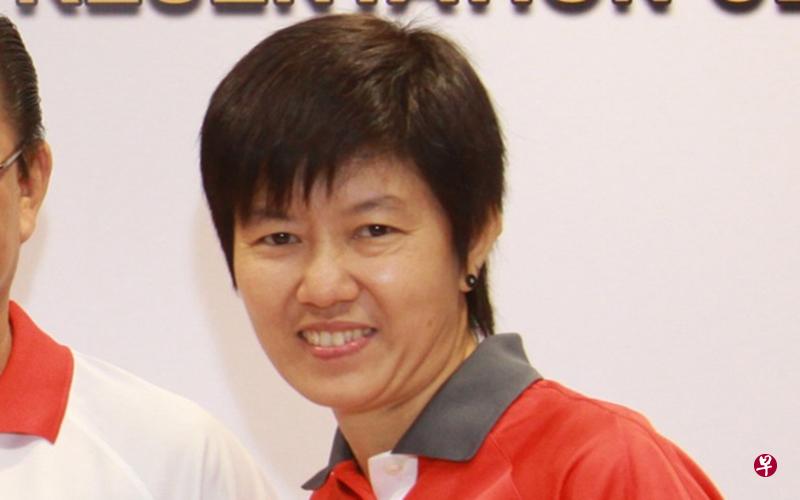 2013年南京亚青运,陈佩芬担任新加坡代表团团长。(档案照) 2013年南京亚青运,陈佩芬担任新加坡代表团团长。(档案照)