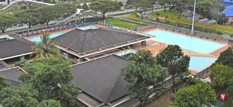 女童在上游泳课时出事。(蔡振鸿摄) 女童在上游泳课时出事。(蔡振鸿摄)