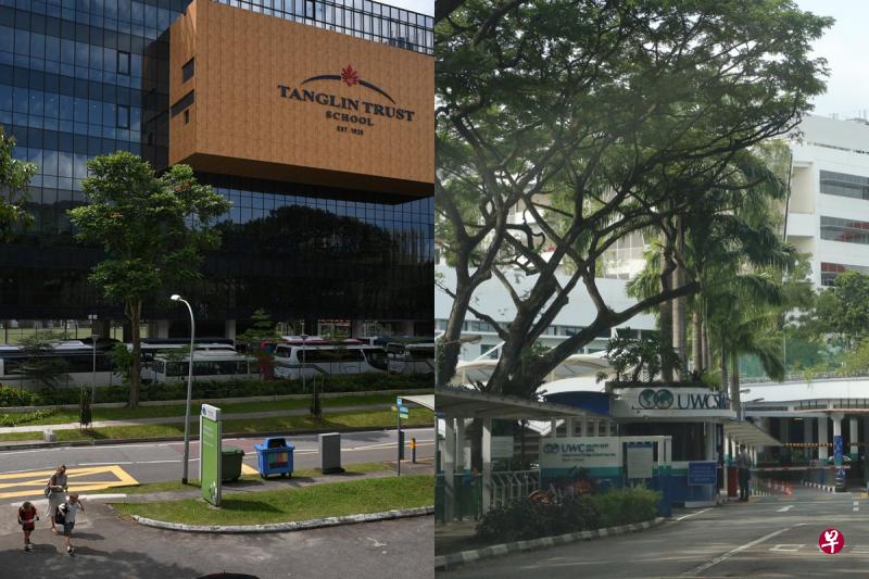 左:东陵信托学校;右:世界联合书院(档案照) 左:东陵信托学校;右:世界联合书院(档案照)