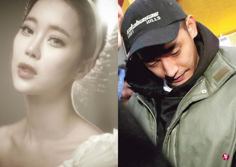 白智英(左)的老公郑锡元离开警局表情凝重。(Mode Entertainment/取自网络) 白智英(左)的老公郑锡元离开警局表情凝重。(Mode Entertainment/取自网络)