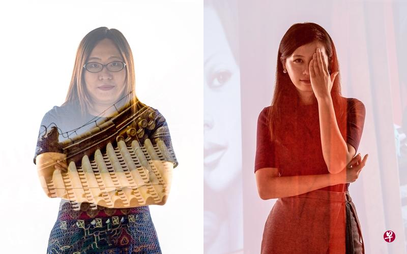 黄伟曼(联合早报/联合晚报新闻中心特稿组记者)与袁昕(海峡时报政治专线记者)。 黄伟曼(联合早报/联合晚报新闻中心特稿组记者)与袁昕(海峡时报政治专线记者)。