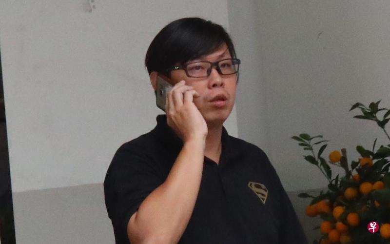 谭锦良被指在列车内两次非礼15岁女生。(陈来福摄) 谭锦良被指在列车内两次非礼15岁女生。(陈来福摄)