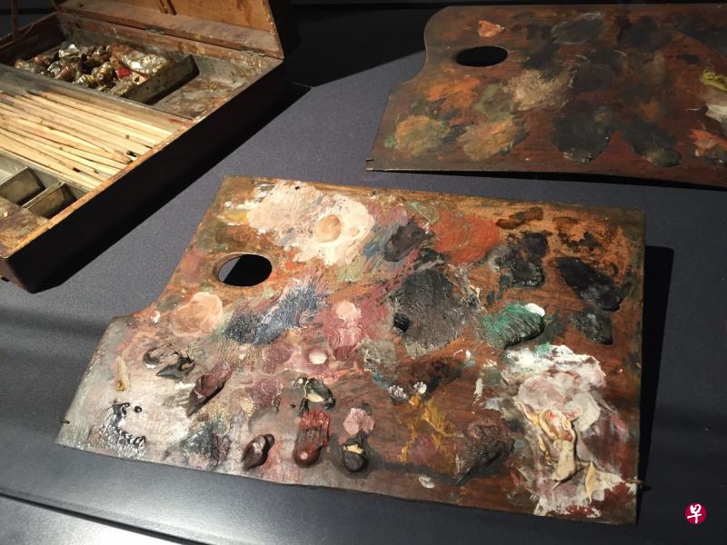 画家的颜色盘,有时候也会演绎到他们的生活及饮食中。(作者提供) 画家的颜色盘,有时候也会演绎到他们的生活及饮食中。(作者提供)