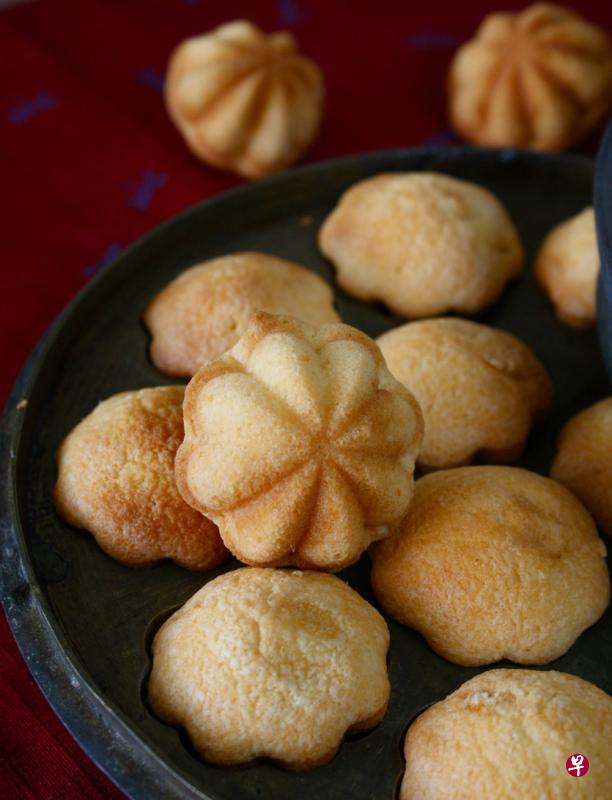 娘惹糕点kueh baulu。 娘惹糕点kueh baulu。
