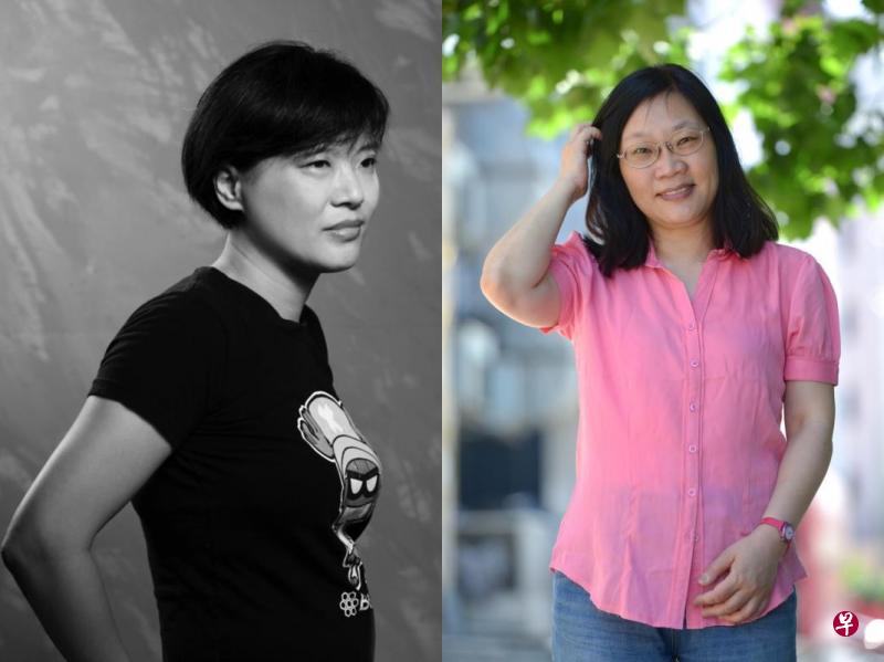 孙心瑜(左)爱以特定城市作为创作题材。管家琪:童话一直存在于我们的生活中。(受访者提供) 孙心瑜(左)爱以特定城市作为创作题材。管家琪:童话一直存在于我们的生活中。(受访者提供)