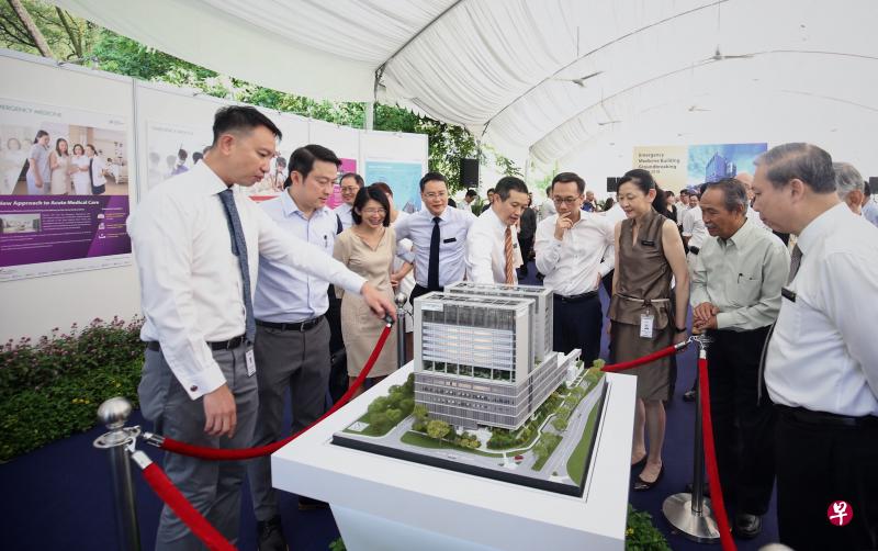 中央医院急症科大楼今早正式动土,2023年完成后将会是现有急诊部的四倍。(严宣融摄) 中央医院急症科大楼今早正式动土,2023年完成后将会是现有急诊部的四倍。(严宣融摄)
