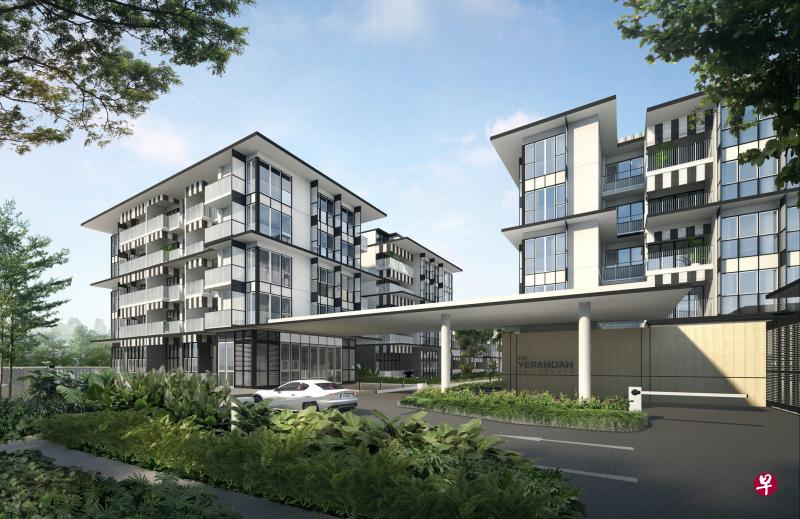 The Verandah Residences属于永久地契,有167个住宅单位与三栋分层地契房屋,设计受到殖民地时期黑白洋房的启发。(豪利控股提供) The Verandah Residences属于永久地契,有167个住宅单位与三栋分层地契房屋,设计受到殖民地时期黑白洋房的启发。(豪利控股提供)