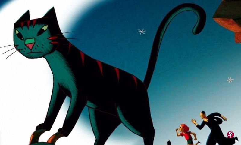 《猫在巴黎》里的小猫“蒂诺”看尽巴黎的白天与黑夜。(法国文化节提供) 《猫在巴黎》里的小猫“蒂诺”看尽巴黎的白天与黑夜。(法国文化节提供)