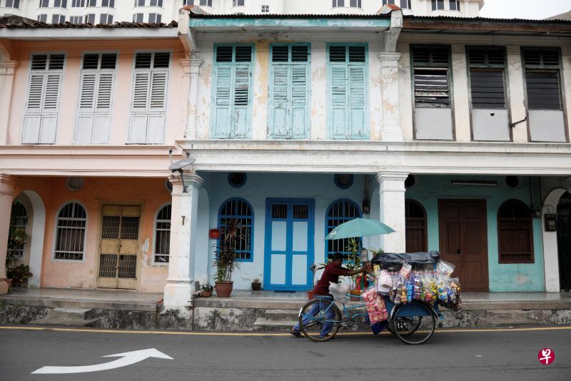 槟城乔治市街景。(路透社) 槟城乔治市街景。(路透社)