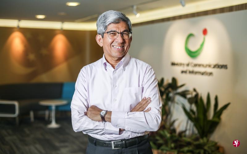 雅国博士在2002年成为内阁一员,目前是通讯及新闻部长,也主管回教事务。(梁伟康摄) 雅国博士在2002年成为内阁一员,目前是通讯及新闻部长,也主管回教事务。(梁伟康摄)