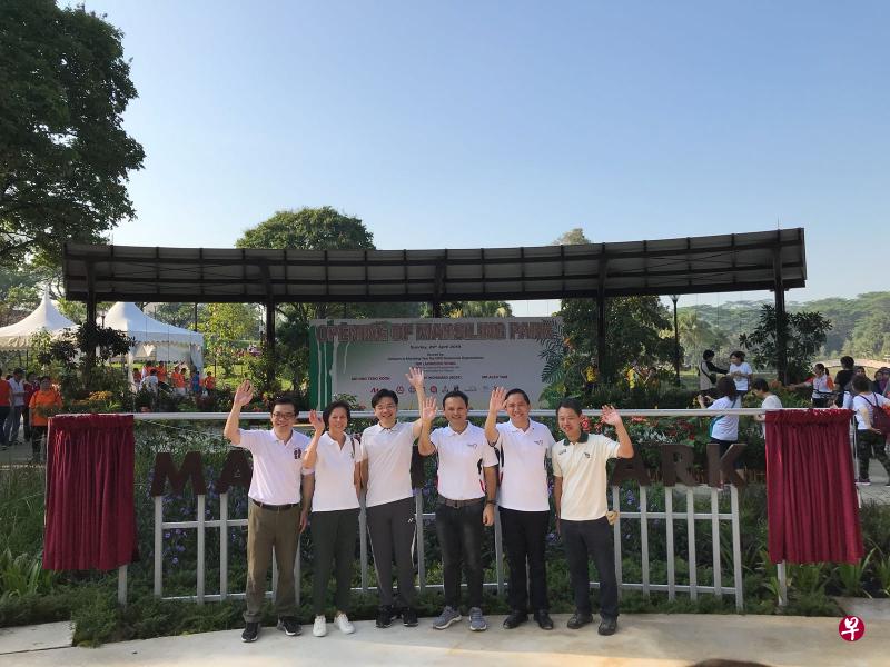 马西岭公园今早由国家发展部长黄循财开幕。(图由公园局提供) 马西岭公园今早由国家发展部长黄循财开幕。(图由公园局提供)