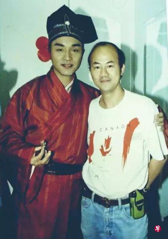 朱其瑞当副导演时曾与张国荣合作而结缘。(作者提供) 朱其瑞当副导演时曾与张国荣合作而结缘。(作者提供)