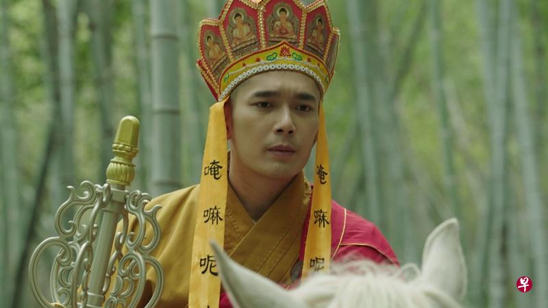 黄俊雄的唐僧,秀气俊俏。(新传媒提供图片) 黄俊雄的唐僧,秀气俊俏。(新传媒提供图片)