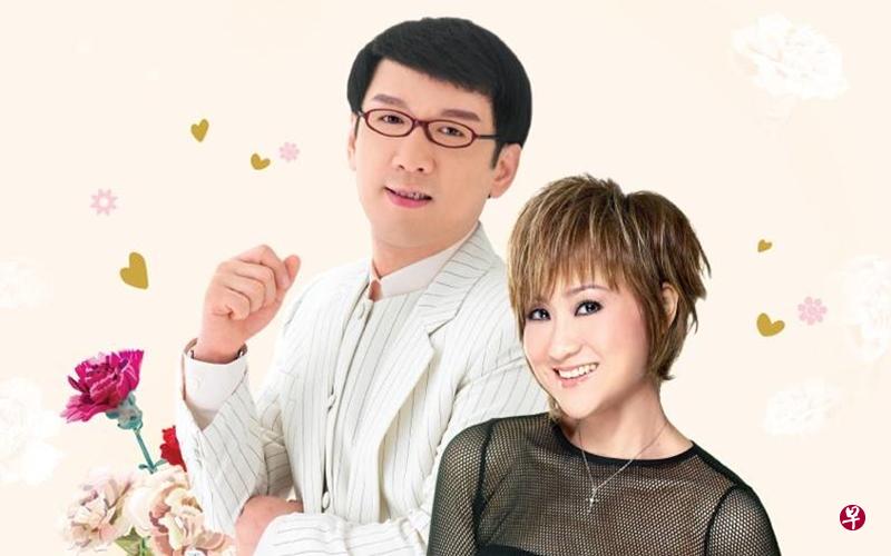 尤雅(右)与李茂山。 尤雅(右)与李茂山。