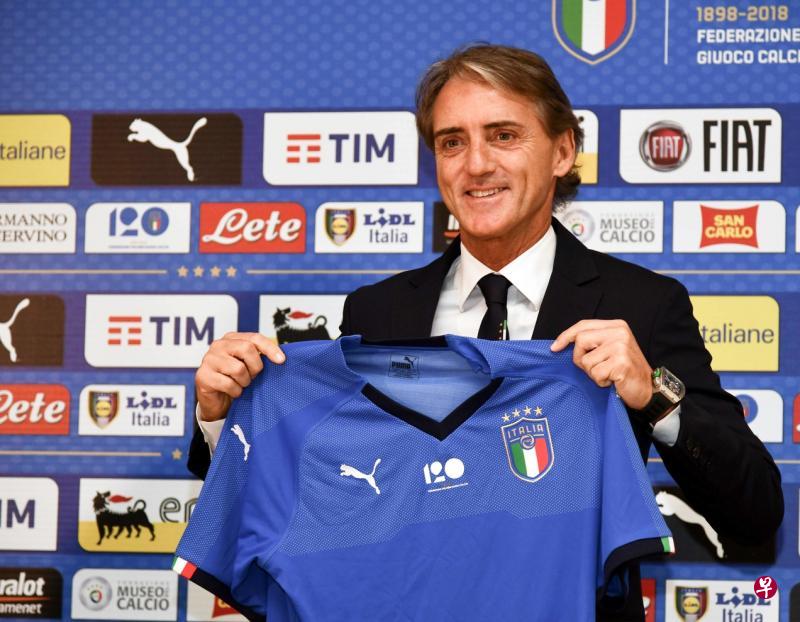 ▲曼奇尼要率领意大利重现过去的辉煌。(法新社) ▲曼奇尼要率领意大利重现过去的辉煌。(法新社)