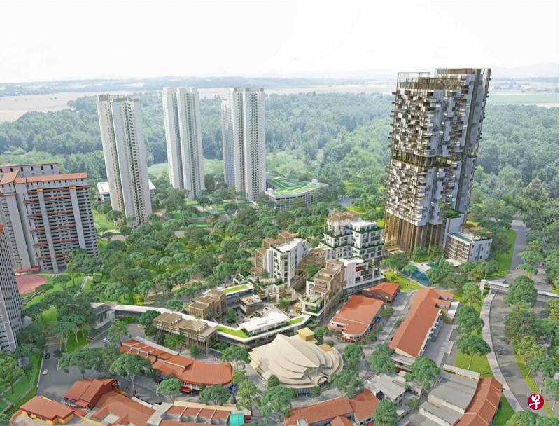 “口袋公园”面向现有的荷兰村,为居民与访客提供放松心情的绿色空间。(市区重建局提供) “口袋公园”面向现有的荷兰村,为居民与访客提供放松心情的绿色空间。(市区重建局提供)