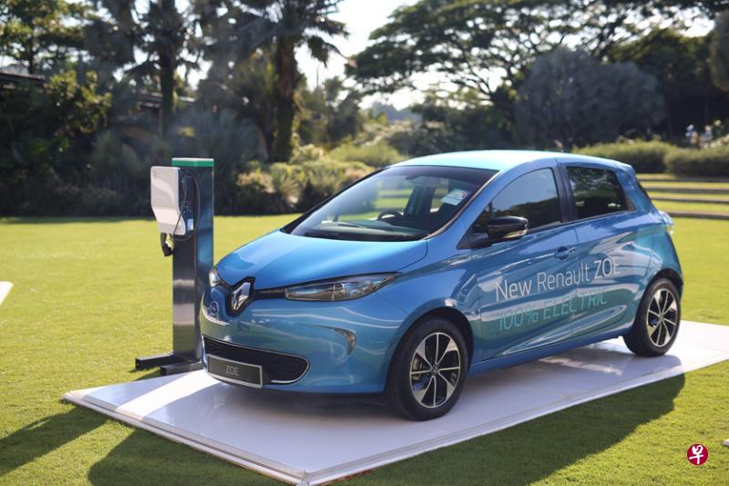 雷诺上周在新加坡推出新一代电动车Zoe。(车商提供) 雷诺上周在新加坡推出新一代电动车Zoe。(车商提供)