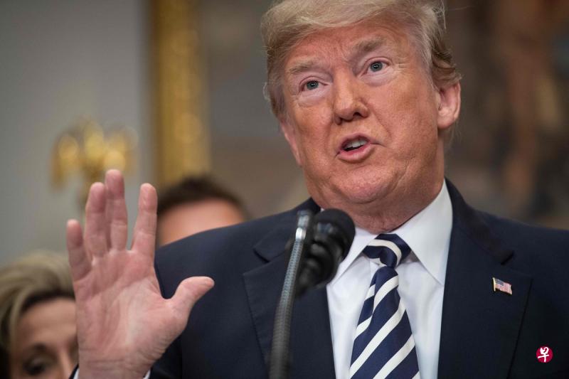 美国总统特朗普宣布取消原定在6月12日举行的美朝峰会。(法新社) 美国总统特朗普宣布取消原定在6月12日举行的美朝峰会。(法新社)