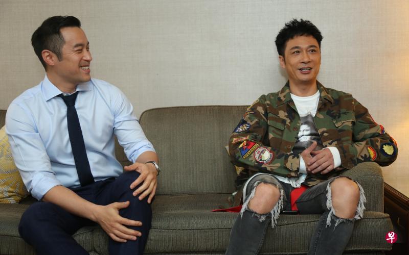 吴镇宇(右)发现张孝全跟他一样爱美食,两人拍片时经常一起到处吃。(2018 FOX Networks Group Asia Pacific Limited.提供) 吴镇宇(右)发现张孝全跟他一样爱美食,两人拍片时经常一起到处吃。(2018 FOX Networks Group Asia Pacific Limited.提供)