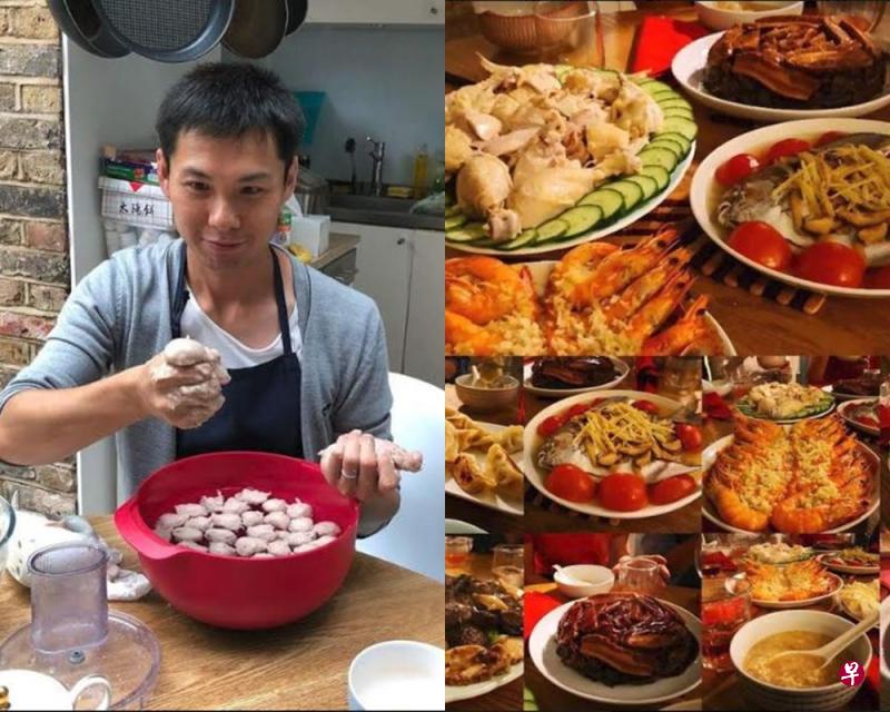 陈哲艺厨艺佳,中西餐都拿手,而且还会做鱼丸。(面簿) 陈哲艺厨艺佳,中西餐都拿手,而且还会做鱼丸。(面簿)