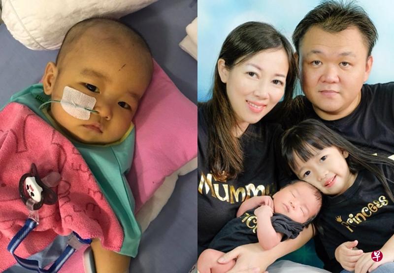 张子谦的皮肤和眼睛突然发黄,被诊断患上肝衰竭(左图)。张子谦不幸患肝病,父母都因肝脂肪太高而不适合捐肝。(受访者提供) 张子谦的皮肤和眼睛突然发黄,被诊断患上肝衰竭(左图)。张子谦不幸患肝病,父母都因肝脂肪太高而不适合捐肝。(受访者提供)