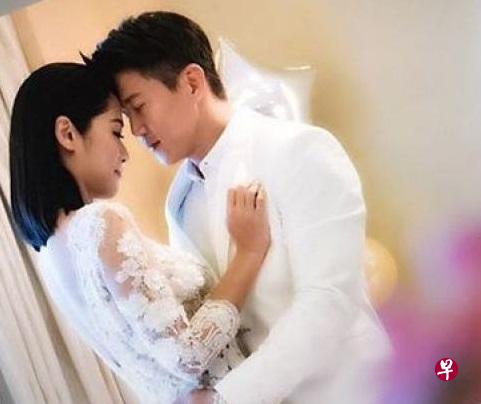 翁清海去年7月14日与圈外女友结婚。(图片取自网络) 翁清海去年7月14日与圈外女友结婚。(图片取自网络)