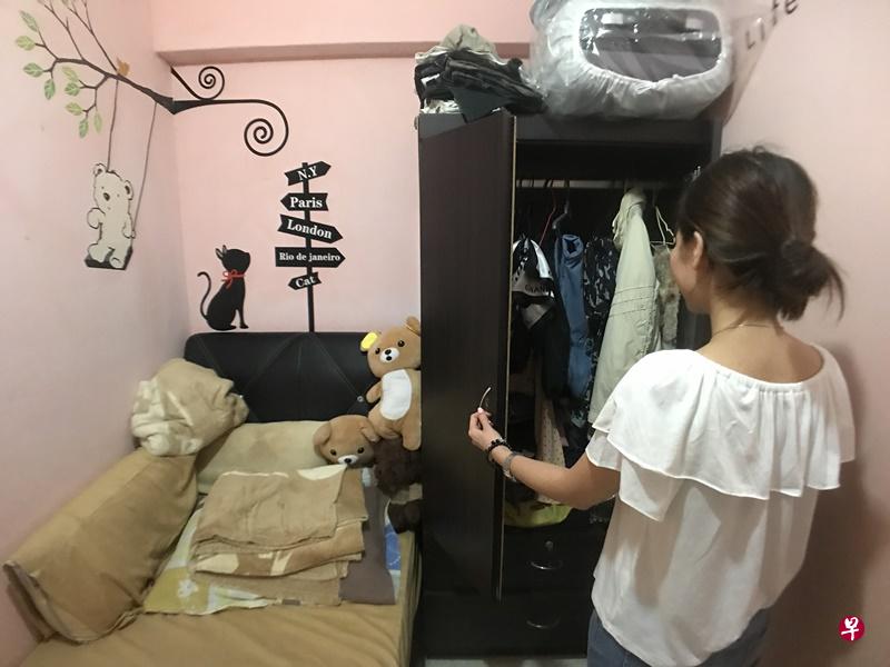 女佣“跑路”却没带走衣物。（曾美玲摄）