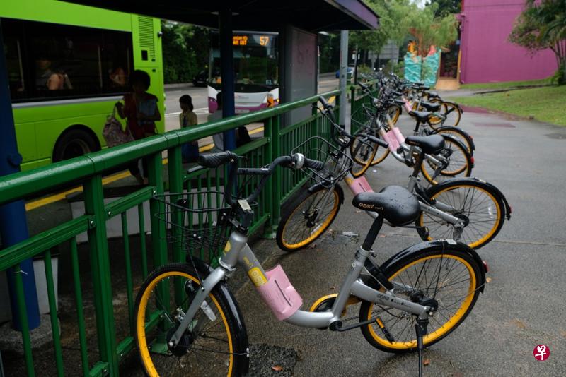 陆交局要求oBike在下周三前移除旗下所有脚踏车。(曾坤顺摄) 陆交局要求oBike在下周三前移除旗下所有脚踏车。(曾坤顺摄)