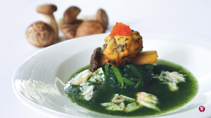 金汤小米焖猴头菇 金汤小米焖猴头菇