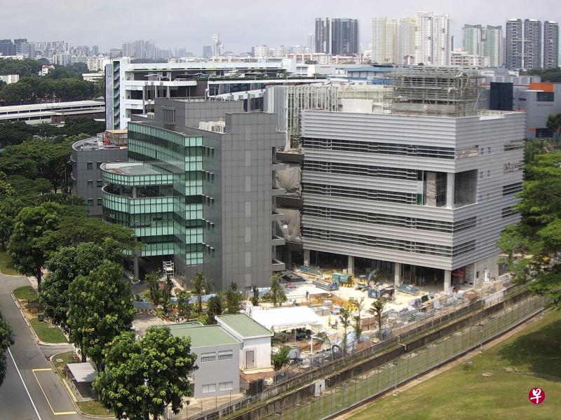 楼高六层的新加坡水务交汇中心(图右)将为水务科技公司提供专属工作空间。(公用事业局提供) 楼高六层的新加坡水务交汇中心(图右)将为水务科技公司提供专属工作空间。(公用事业局提供)