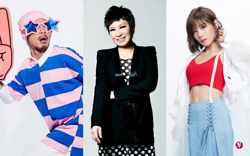 黄明志(左起)、黄小琥、李佳薇将同台飙歌。(Biz Trends提供) 黄明志(左起)、黄小琥、李佳薇将同台飙歌。(Biz Trends提供)