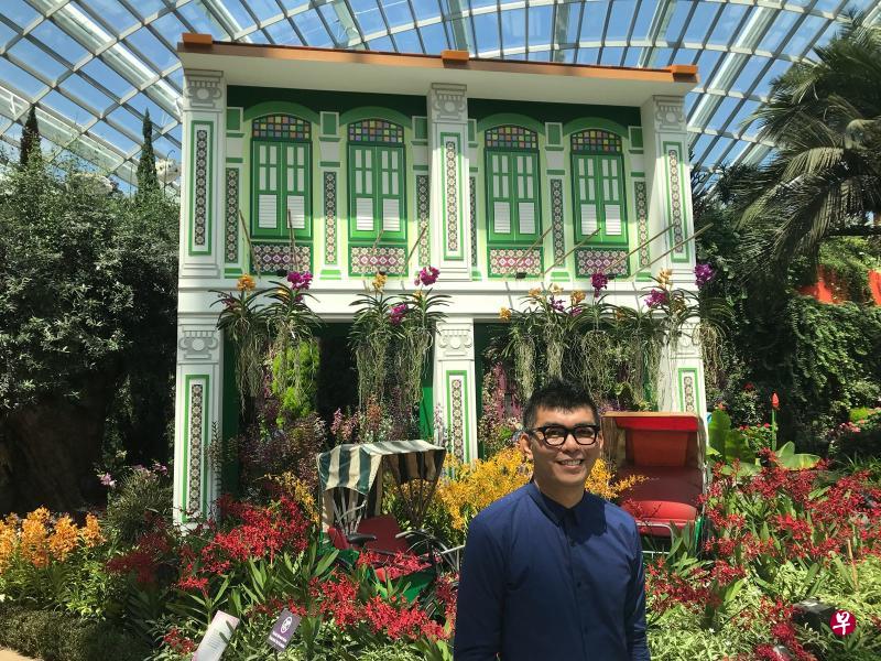 陈子谦担任今年新加坡花园节胡姬花汇演的创意总监。( 图:陈子谦提供) 陈子谦担任今年新加坡花园节胡姬花汇演的创意总监。( 图:陈子谦提供)