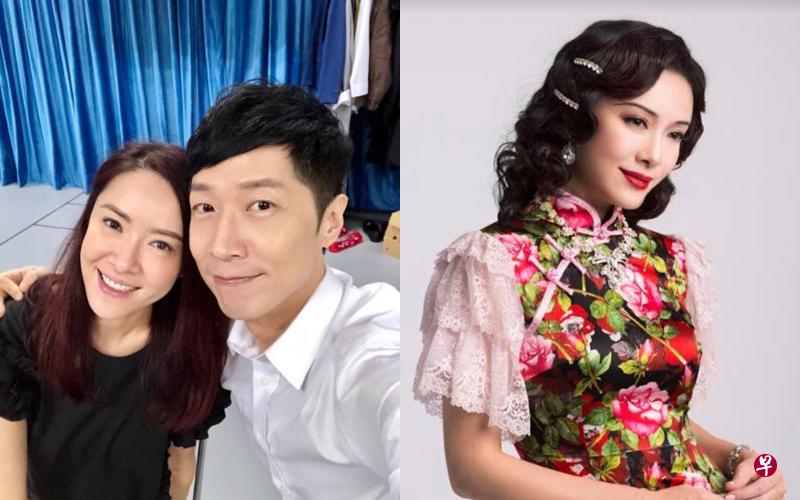 向海岚(左)赞马浚伟很自律。向海岚诠释的陆小曼委婉沉静。(向海岚提供) 向海岚(左)赞马浚伟很自律。向海岚诠释的陆小曼委婉沉静。(向海岚提供)