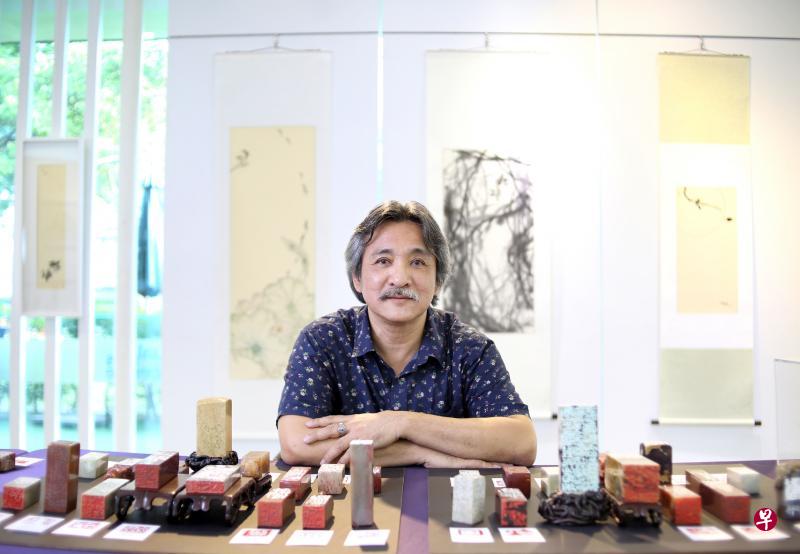 “禅蕴丹青·功涵寸石”是陈振文最大型的水墨与篆刻展。 “禅蕴丹青·功涵寸石”是陈振文最大型的水墨与篆刻展。