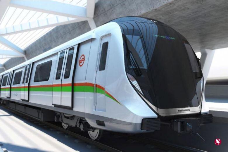 新添购的列车将从2021年起分批运抵新加坡,取代自1987年就投入运作的南北与东西线第一代列车。(示意图/陆路交通管理局) 新添购的列车将从2021年起分批运抵新加坡,取代自1987年就投入运作的南北与东西线第一代列车。(示意图/陆路交通管理局)