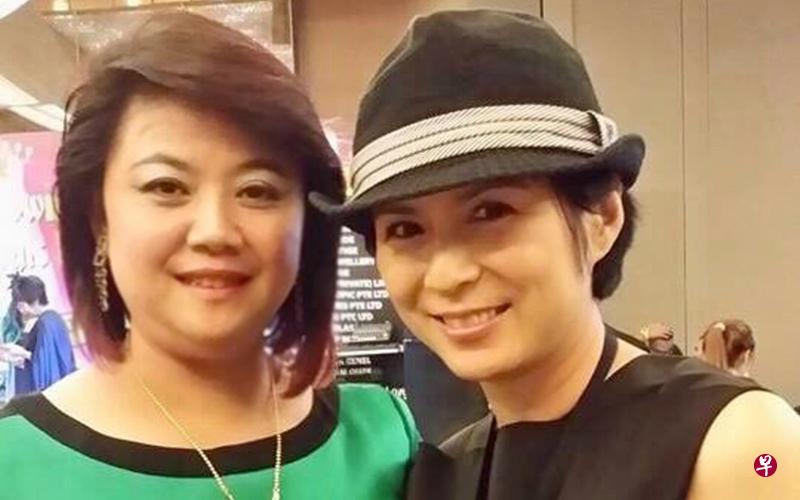 陈欣淇母亲(左)不满影射女儿私生活不检点,扬言提告潘玲玲(右)。(档案照) 陈欣淇母亲(左)不满影射女儿私生活不检点,扬言提告潘玲玲(右)。(档案照)