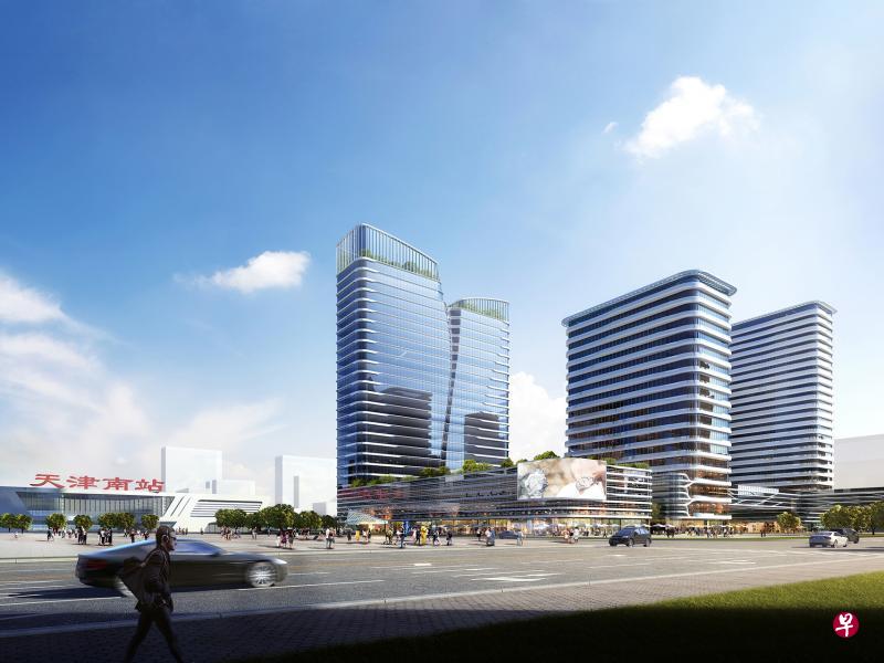 鹏瑞利置地计划中的“天津南站综合项目”,将包括综合医院、妇幼医院、年长者护理、酒店和零售店。(鹏瑞利提供) 鹏瑞利置地计划中的“天津南站综合项目”,将包括综合医院、妇幼医院、年长者护理、酒店和零售店。(鹏瑞利提供)