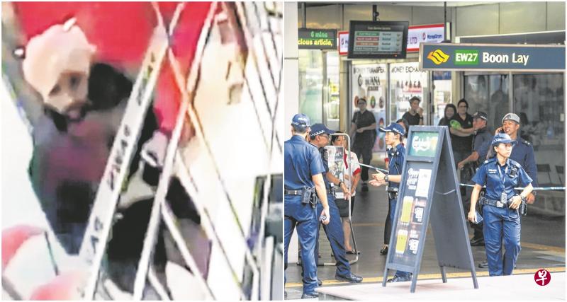 左图:涉案男子身高约1.75米,干案时戴着粉红色头巾、身穿蓝色外套和褐色长裤。(取自警方面簿) 右图:文礼地铁站外昨午发生企图抢劫案,同时出现“炸弹惊魂”,警方一度封锁文礼地铁站出口。(谢智扬 摄影) 左图:涉案男子身高约1.75米,干案时戴着粉红色头巾、身穿蓝色外套和褐色长裤。(取自警方面簿) 右图:文礼地铁站外昨午发生企图抢劫案,同时出现“炸弹惊魂”,警方一度封锁文礼地铁站出口。(谢智扬 摄影)