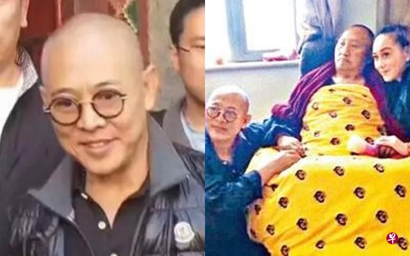 李连杰现身青海塔尔寺,甚少公开露面的太太利智(右图右)同行。 李连杰现身青海塔尔寺,甚少公开露面的太太利智(右图右)同行。