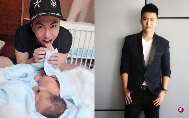 左图:徐彬作状要咬儿子小脚,洋溢父爱。(午言媒体图片)右图:徐彬当爸后首度在本地亮相。(谢智扬摄) 左图:徐彬作状要咬儿子小脚,洋溢父爱。(午言媒体图片)右图:徐彬当爸后首度在本地亮相。(谢智扬摄)