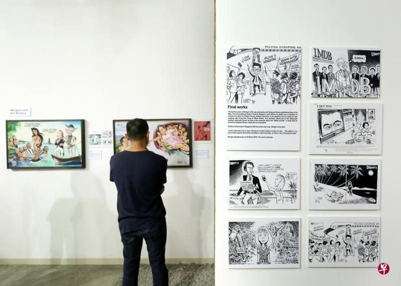 画廊展出蔡兴顺代表作。 画廊展出蔡兴顺代表作。