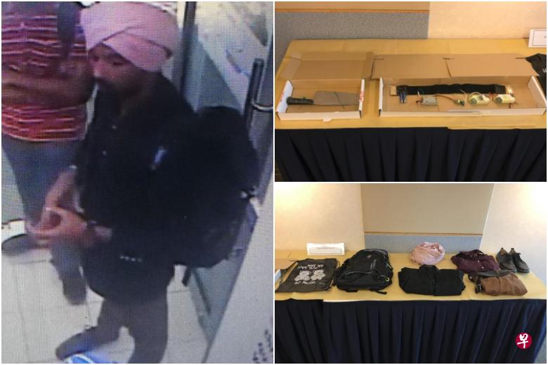 警方今早举行记者会,公布上个月28日下午4时30分左右在文礼地铁站外方圆当(ValueMax)所发生的企图抢劫案的嫌犯的详情。(警方提供/海峡时报) 警方今早举行记者会,公布上个月28日下午4时30分左右在文礼地铁站外方圆当(ValueMax)所发生的企图抢劫案的嫌犯的详情。(警方提供/海峡时报)