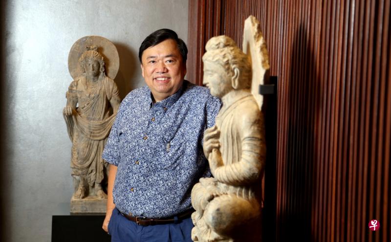 私人收藏家云惟庆以新加坡云氏兄弟基金名义,在英国诺桑比亚大学设立“云氏亚洲艺术馆”。(严宣融摄) 私人收藏家云惟庆以新加坡云氏兄弟基金名义,在英国诺桑比亚大学设立“云氏亚洲艺术馆”。(严宣融摄)