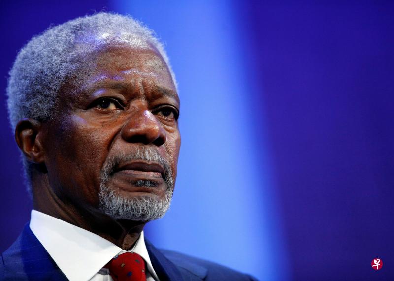 联合国前秘书长安南逝世。(互联网) 联合国前秘书长安南逝世。(互联网)