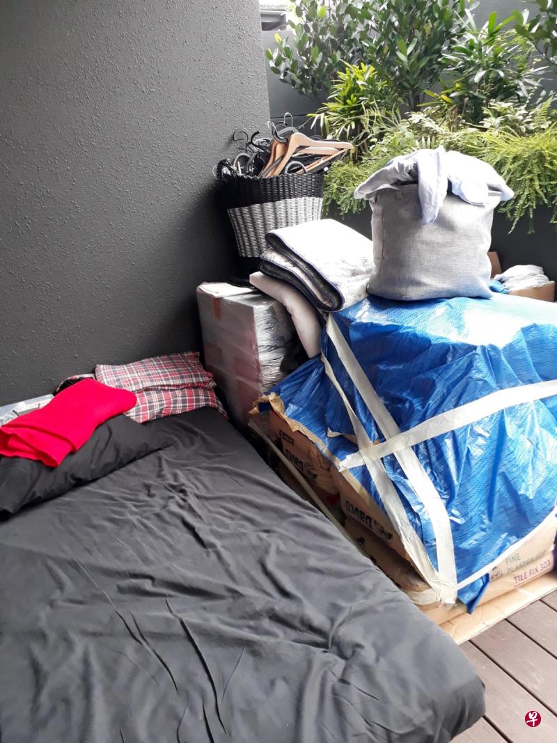 女佣米拉称被雇主要求睡在洋房后院。(受访者提供) 女佣米拉称被雇主要求睡在洋房后院。(受访者提供)