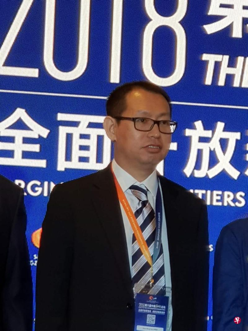 粤港澳大湾区研究院院长申明浩教授。(李气虹摄) 粤港澳大湾区研究院院长申明浩教授。(李气虹摄)